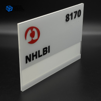 Acrylic Sandwich Sign #1062 - 1 Office Sign: Acrylic Sandwich Sign #1062